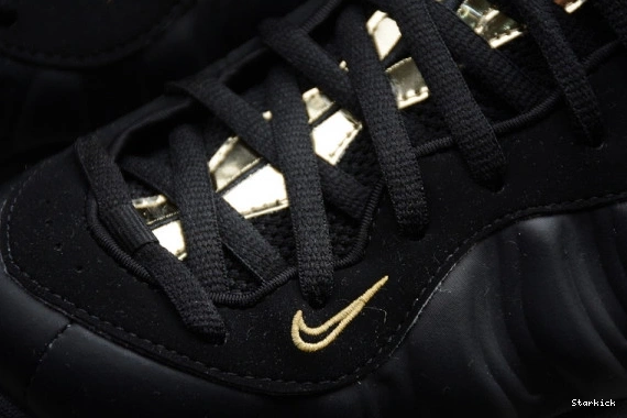 Foamposite Metallic Black Pro 624041-009  Air Gold 1121